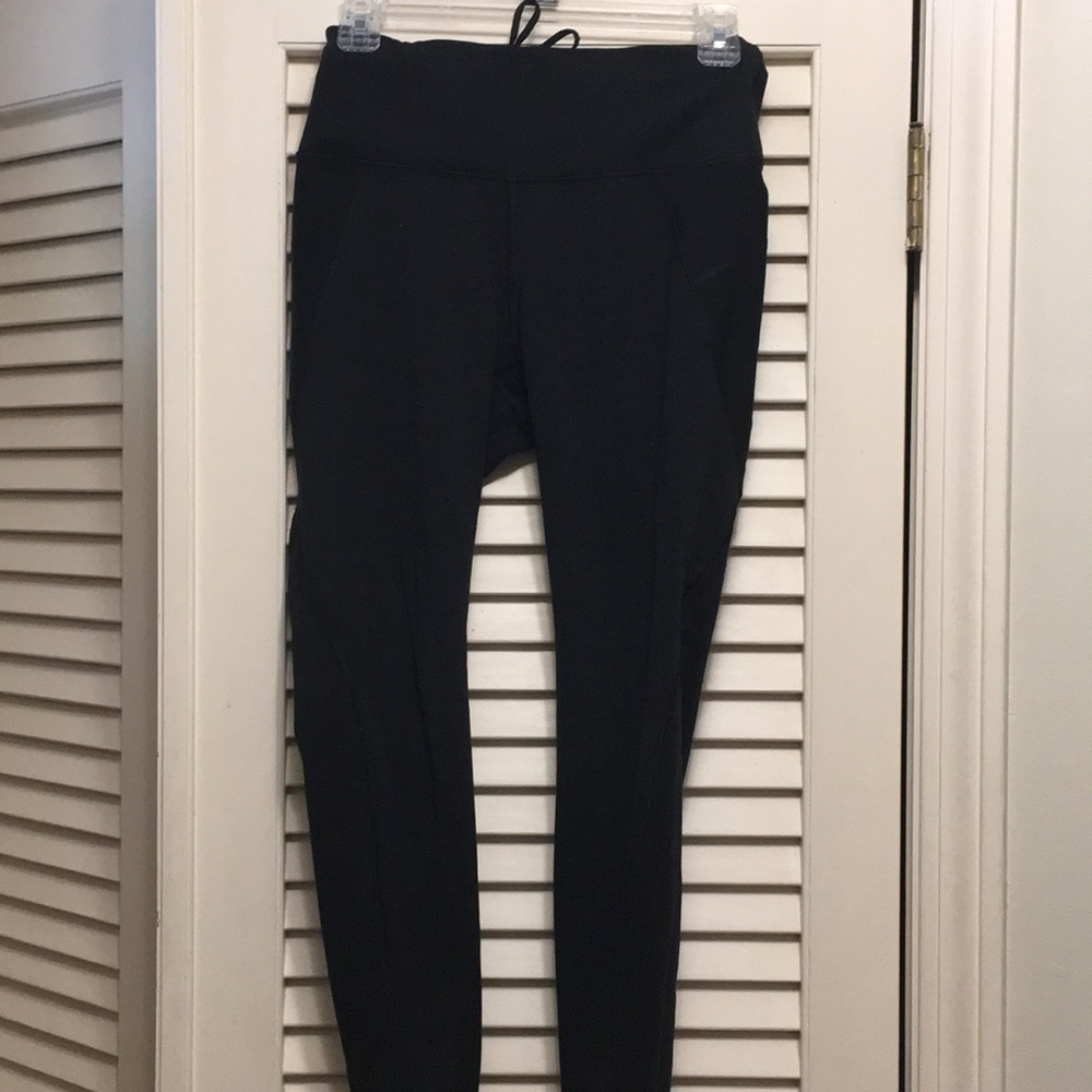 Athleta Sculptek Stealth Tights, 7/8 length, M